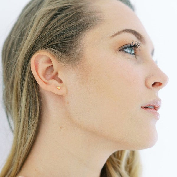 Mini Triangle Stud Earrings