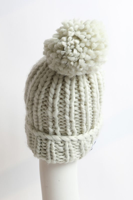 Soft Chunky Cable Knit Beanie