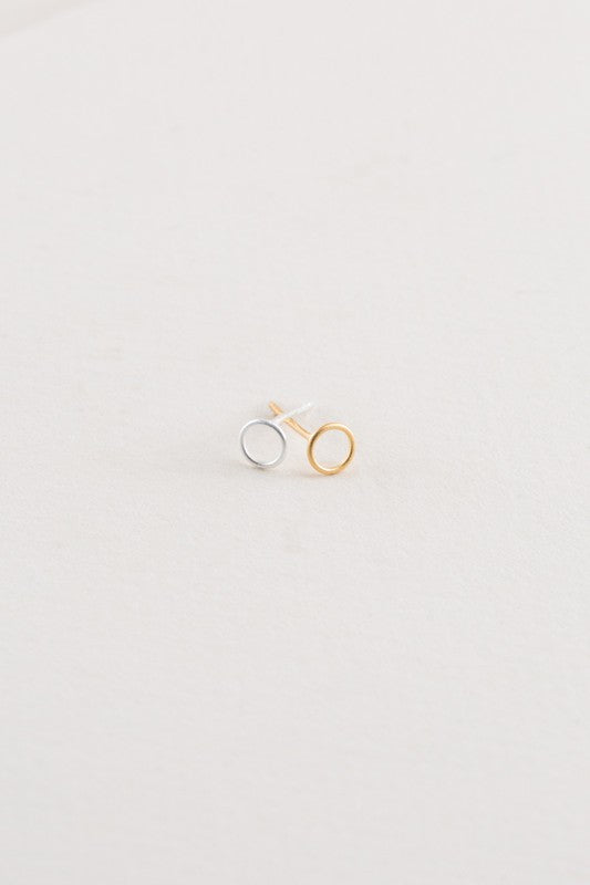 Dueling Ring Mismatched Earrings 14K