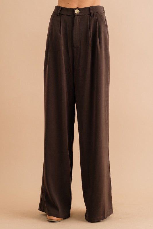 HIGHT WAIST WIDE PANTS