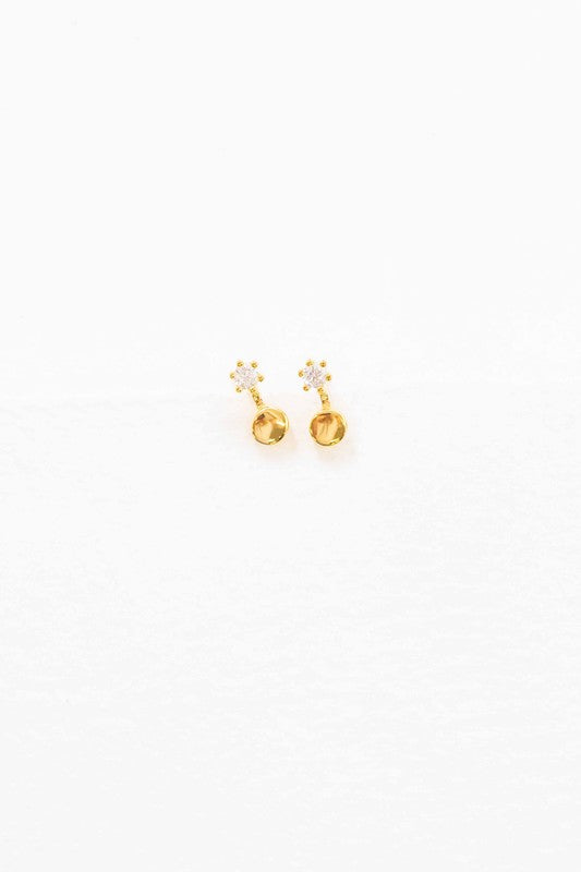 Tiny Duo Dot Earrings