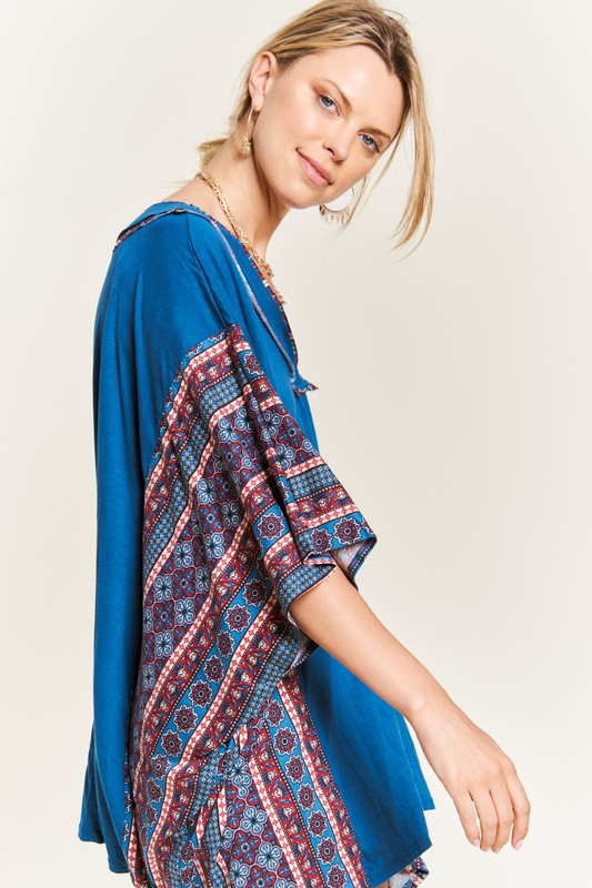 BOHEMIAN PONCHO TUNIC KRT1584