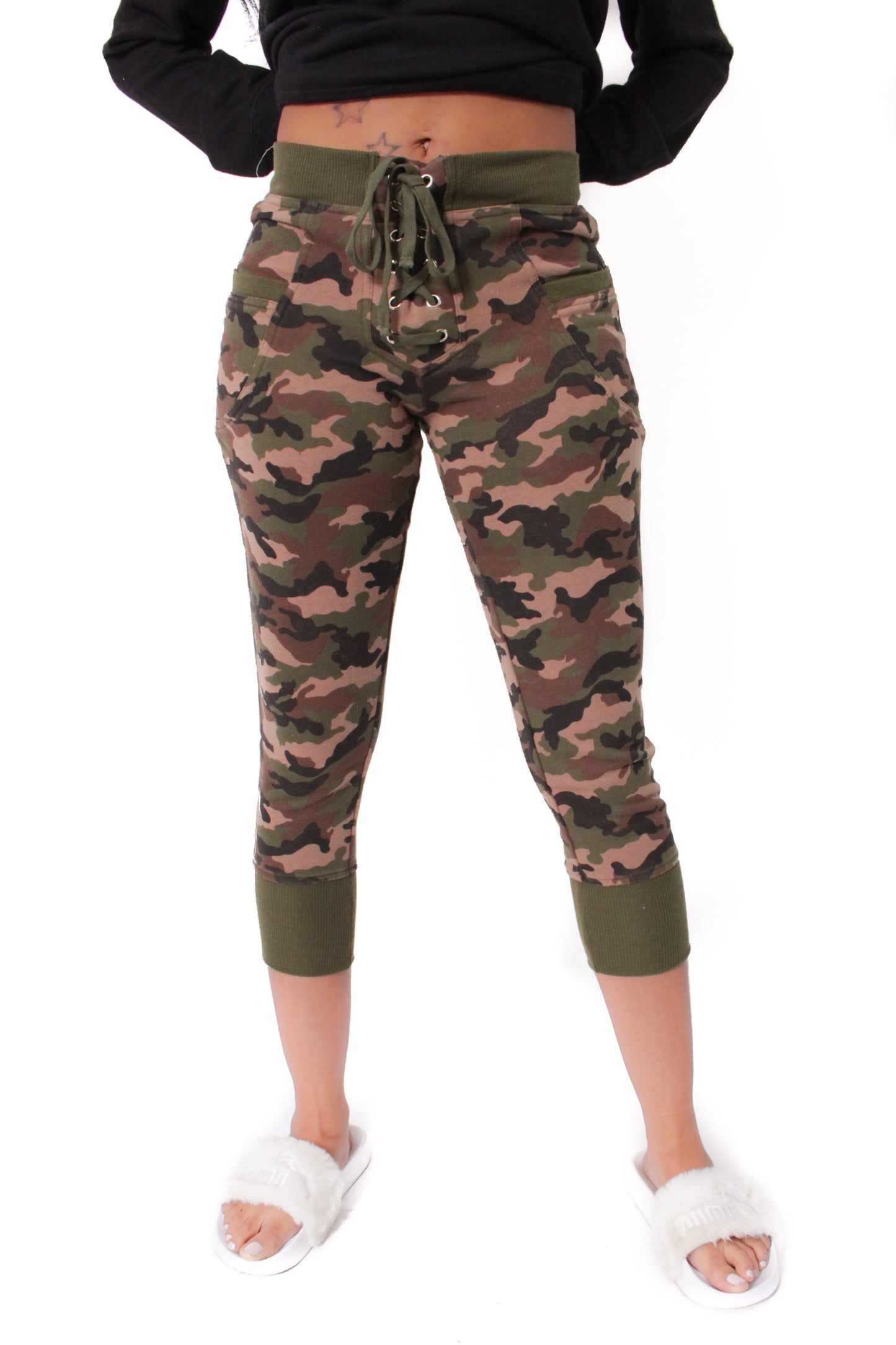 Camo Jogger with drawstring