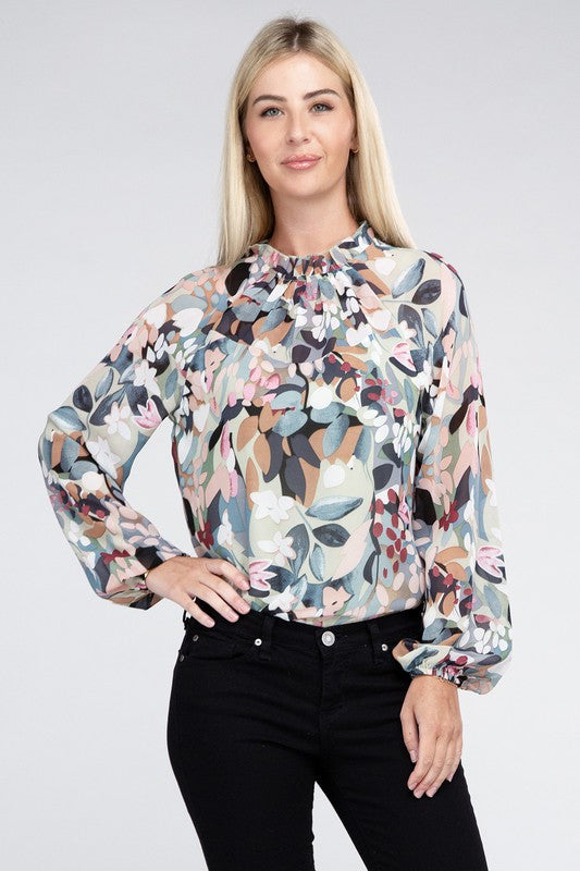 Chiffon Floral Blouse