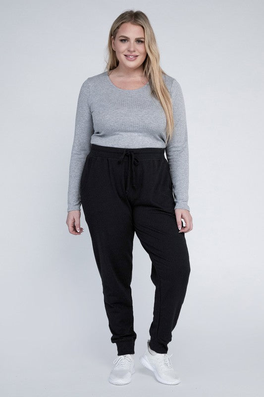 Plus-Size Jogger Pants